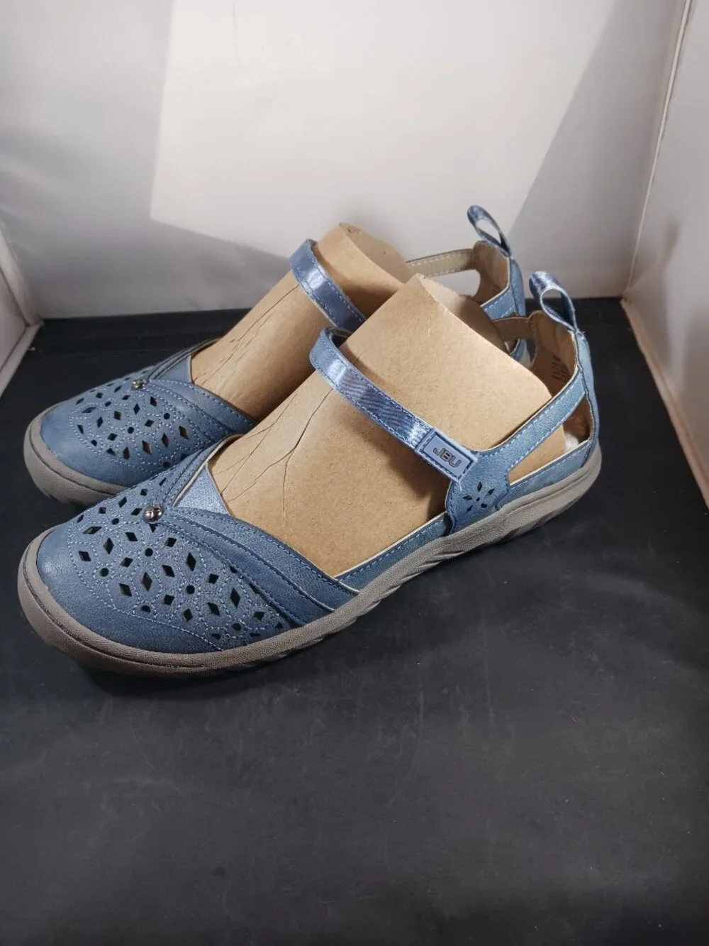 JBU Jambu Women's Loafer Shoes Rosemary Classic Mary Janes Blue Size 8.5M